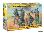 8078. Немецкий пехотный взвод 1942-1944 г. (1/72 2см)