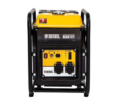 Инверторная генераторная установка Denzel GT-3500iF, 3,5 кВт, 230 В,открытый корпус,ручной старт