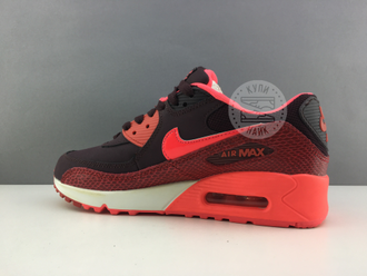 Nike Air Max 90 Бордовые с красным (39) Арт. 083M