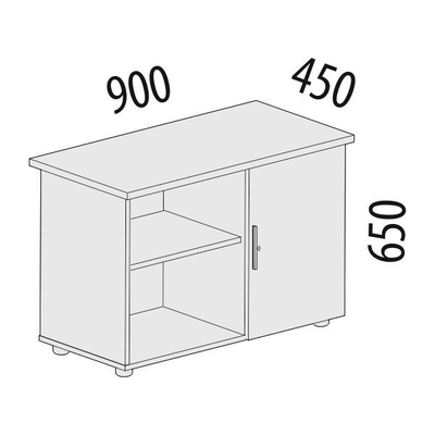 Тумба с дверкой  82.06
