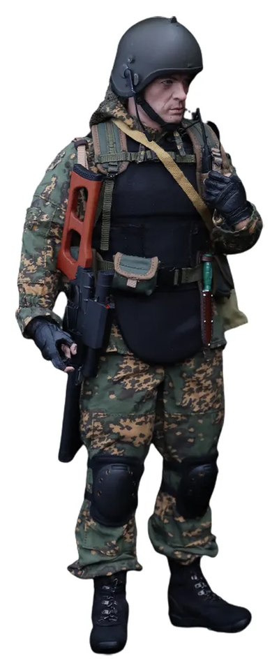 Спецназ ФСБ "Альфа" 2004 г - Коллекционная ФИГУРКА 1/6 scale TsSN FSB 2004 (UD9025) - UJINDOU