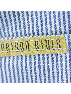 Рубашка Prison Blues® HICKORY WORK SHIRT [Молния/Короткий рукав]