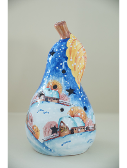 Зимняя груша (подсвечник)