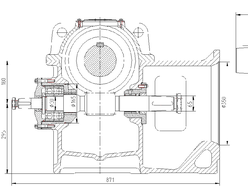 Редуктор РЧЛ-180х45 V=1,0 м/с 711.32.01.000 МЛЗ (правый, левый)
