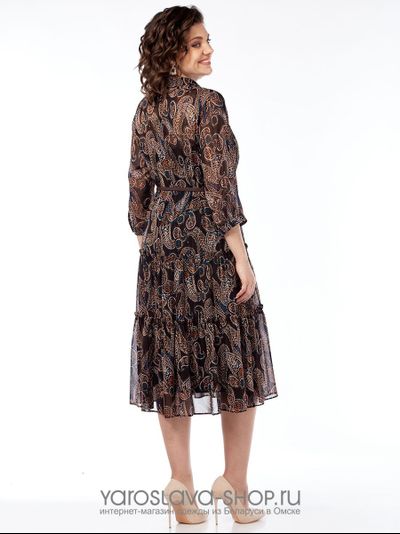 Женский комплект 2-х предметный, состоящий из туники и платья