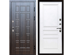 Дверь терморазрыв Виргиния венге Классика белая матовая