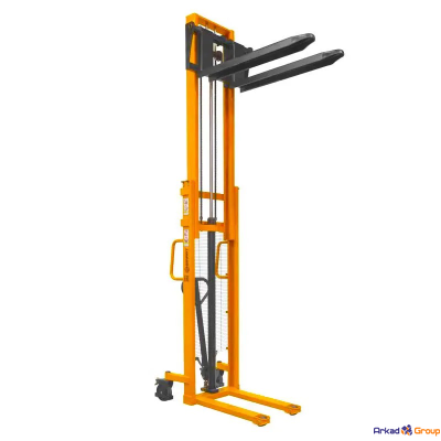 Ручной гидравлический штабелер SDJ 1530 (г/п 1.5 т, 3 м, раздвижные вилы 310-710 мм) SMART