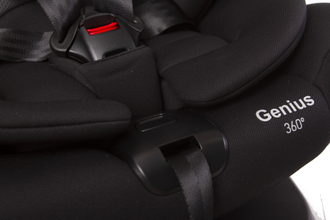 Автокресло 0-36 кг Peppy Genius 360 Isofix Black