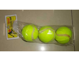 6933010367679	Мяч теннисный (25767-19В),   (3 шт.,ЦЕНА ЗА ПАКЕТ) .
