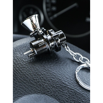 Брелок турбина, металл, ХРОМ