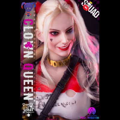 Харли Квинн (делюкс версия) - Коллекционная ФИГУРКА 1/6 Clown Queen deluxe edition (WS010-B) - War Story