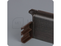 Плинтус из дюрополимера Comfort Classic 80 венге с внутренним углом