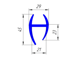3 МЕТРА УПЛОТНИТЕЛЬ ДВЕРИ ФУРГОНА 21 Н
