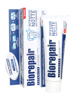 Зубная паста Intensive Night ночной уход против эрозии эмали, BioRepair, 75 мл.