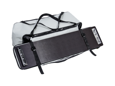 Комплект накладок на сиденья с сумкой 101*25 см ПВХ черно-белый