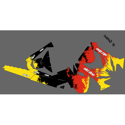 Наклейки на снегоход SKI DOO 2014 - 2016 #1756