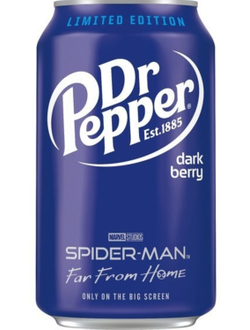 Газированный напиток Dr. Pepper Спайдермен Дарк Берри, 355мл