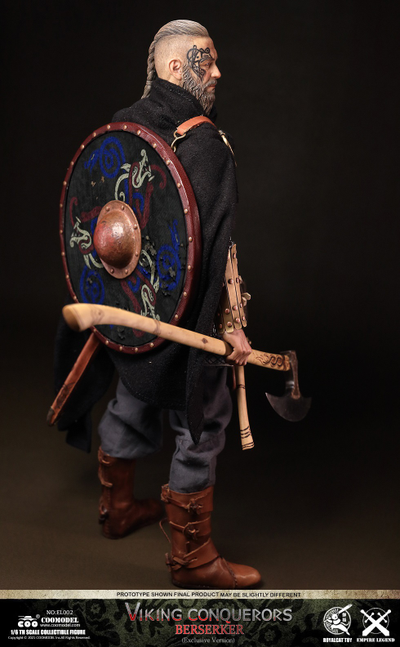 Викинг-берсерк - КОЛЛЕКЦИОННАЯ ФИГУРКА 1/6 LEGENGDS OF EMPIRES - VIKING CONQIERORS - BERSERKER (EXCLUSIVE VERSION) (EL002) - COOMODEL