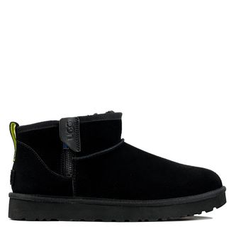 UGG Classic Ultra Mini Zip Boot BLACK/PEARFECT