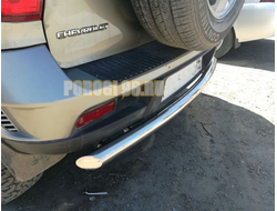 Защита заднего бампера d60 для Chevrolet Niva 2010-