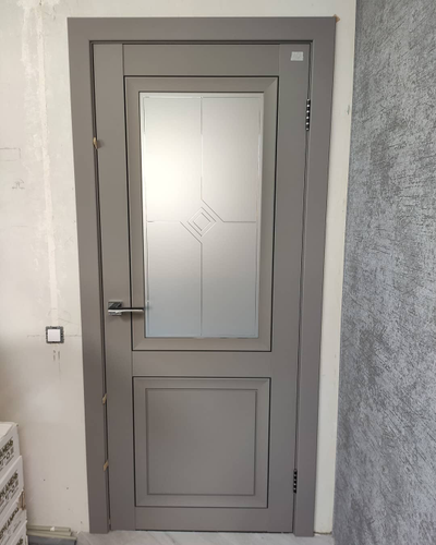 ДВЕРНАЯ ЛИНИЯ. ДЕКАНТО. SOFT TOUCH СЕРЫЙ БАРХАТ/ САТИН