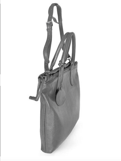 (АРТИКУЛ: 9493/1/1) СУМКА ЖЕНСКАЯ, СРЕДНЕГО РАЗМЕРА, НАТУРАЛЬНЫЕ КОЖА, СЕРАЯ, РЕМЕНЬ ЧЕРЕЗ ПЛЕЧО *