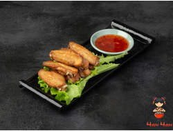 Хрустящие крылышки с чесноком 6шт