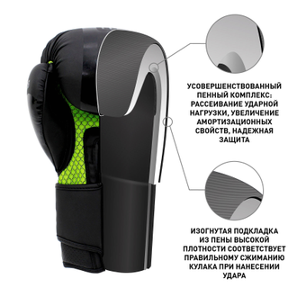 ПЕРЧАТКИ БОКСЕРСКИЕ B-SERIES, ФЛЕКС 10/12 oz