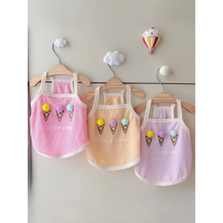 Майка Ice Cream для собак мелких пород и кошек, цвет Лаванда