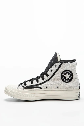 Зимние кеды Converse Chuck 70 Sherpa белые