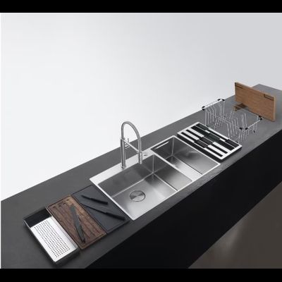 Мойка Franke Box Center BWX 220-54-27 TL, рабочий центр справа