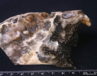 Халцедон - полированный срез