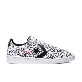 Кеды Converse X Keith Haring Pro Leather Gold Standard Low Top черно-белые