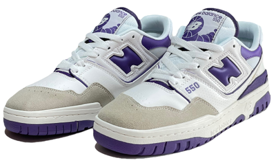 New Balance 550 White Prism Purple
