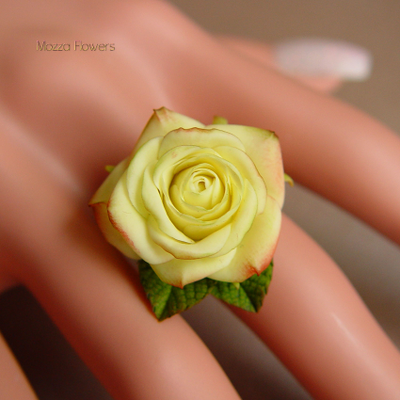 Комплект "Мэри" из полимерной глины. Позолота.