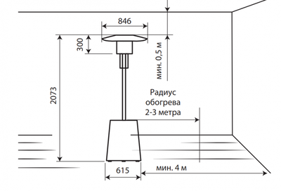 Камин уличный BOGH-16, Ballu (Россия)