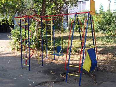 Уличный детский спортивный комплекс ПИОНЕР-ВИРАЖ Плюс ТК-2