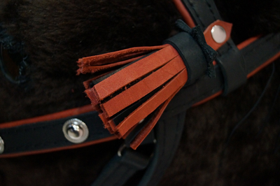 Узда кожаная (размер COB)