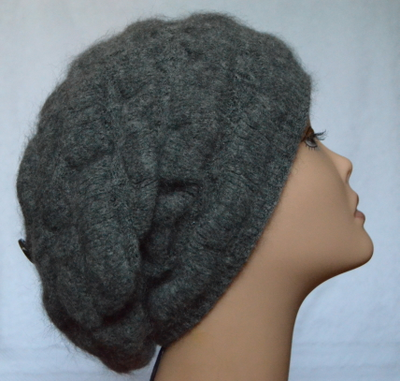 Vizio Визио Италия берет и шарф 5853 темно - серый