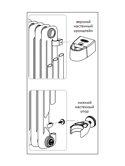 Стальной трубчатый радиатор Rifar Tubog 2180 4 секции Титан боковое подключение (серый RAL7012)
