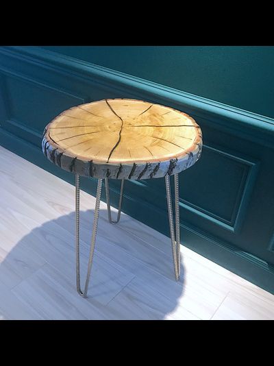 стол из спила, столик, журнальный столик, прикроватный столик, кофейный столик, дубовый стол, дуб