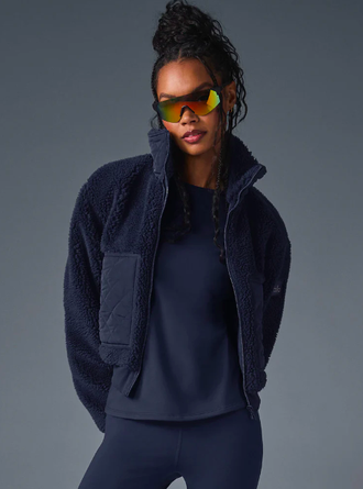 Alo Yoga Sherpa Edge Bomber - Бомбер (размер М)