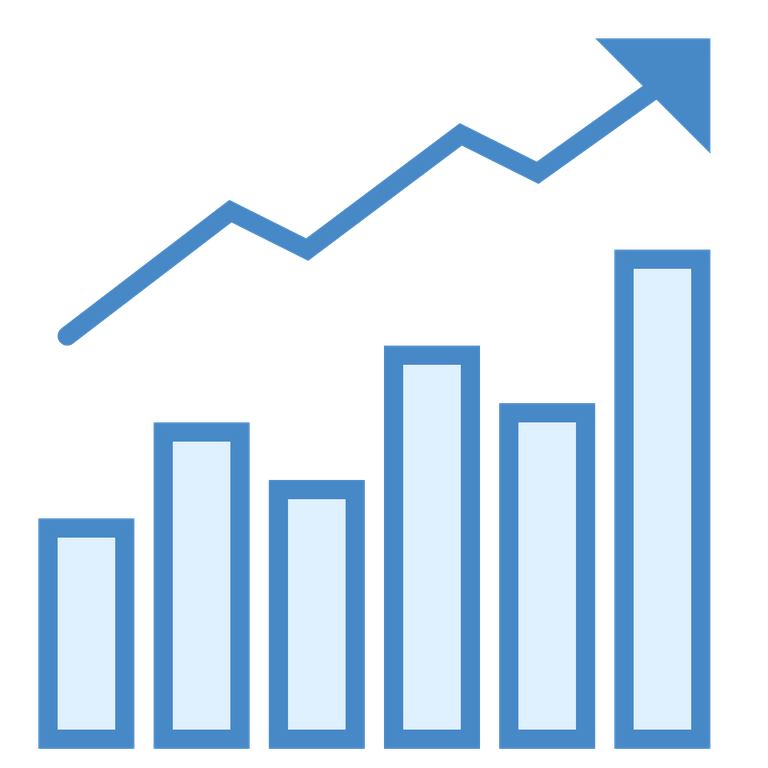 Значок роста для презентации