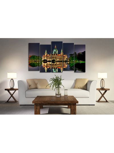 Модульная картина "Нью сити холл"