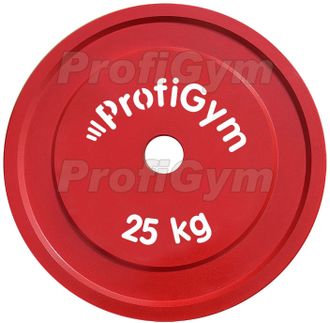 ДПЛ-25 ДИСК СТАЛЬНОЙ «POWERLIFTING» С ПОЛИМЕРНЫМ ПОКРЫТИЕМ, 25 КГ