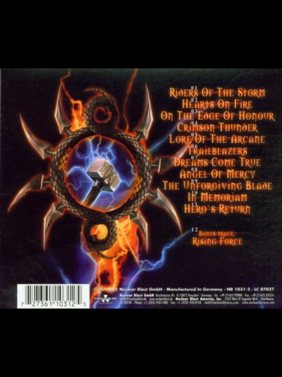 HAMMERFALL - Crimson Thunder CD