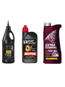 Масла трансмиссионные 75W-140/75W-90/80W-90/80W-140 для мототехники