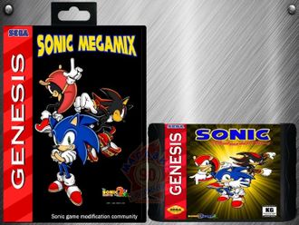 Sonic Megamix, Игра для Сега (Sega Game) GEN