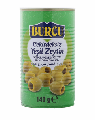 Оливки BURCU БЕЗ КОСТОЧКИ, 140 ГР