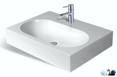 Раковина Эстет Nika 61 х 45 см из искусственного камня накладная